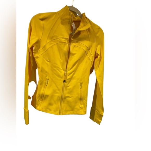 NWT Lululemon define jacket luon MAZE YELLOW Size 6